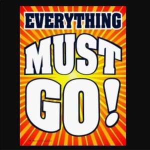 Designer clothes must be sold ASAP!